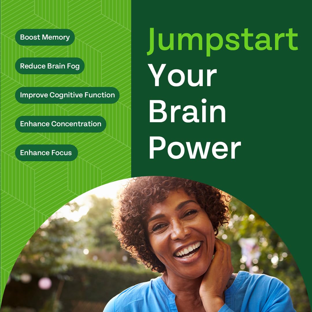 GREEN VALLEY NATURALS - Advanced Brain Power - Supports Healthy, Normal Brain Function, Focus and Concentration, clinically formulated to Support Healthy Brain Clarity. (1 Bottle, 60, Count) GREEN VALLEY NATURALS buy supplements Au