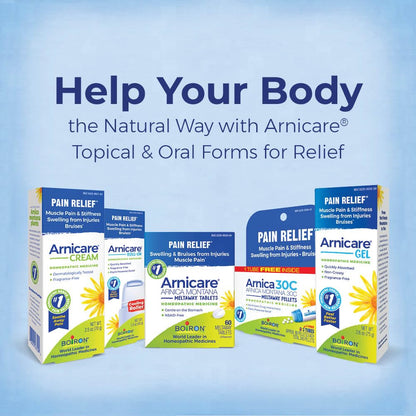 Boiron Arnicare Cream 4.2 oz (Twin Pack) for Joint Pain, Muscle Pain Relief, Swelling, Soreness, Stiffness, and Bruises - Fast Absorbing and Fragrance-Free Arnica BoironBuy Supplements Australia