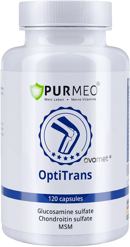 5-Day Fast-Acting Glucosamine Chondroitin MSM for Joint & Cartilage Health | Lower Purine Risk, 200mg OVOMET Eggshell Membrane, 80% Less Marine Glucosamine, Regulated by German Pharmacies, Traceable PZN