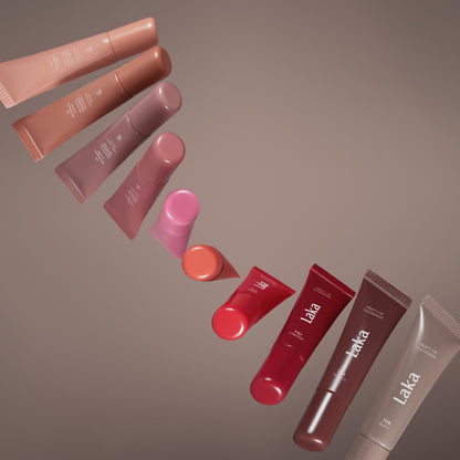 Laka Fruity Lip Glotioner, 10ml/0.33 fl.oz, Lip Gloss with High Shine Vivid Colors, Jelly tip for Hygienic & Easy Application, K-Beauty (#703 Apri) LakaBuy Supplements Australia