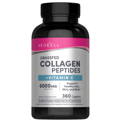 NeoCell Collagen Peptides Pills | 360 Caplets | with Vitamin C | Supplement for Women and Men NeoCell buy supplements Au