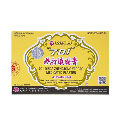 701 Dieda Zhentong Yaogao Medicated Plaster by Solstice "701" 701 Dieda Zhengtong Yaogao Medicated PlasterBuy Supplements Australia