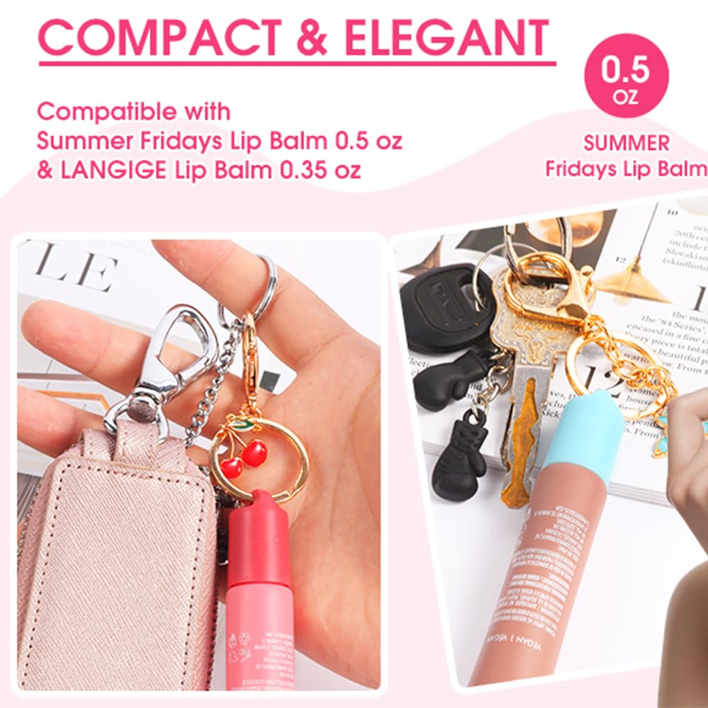 Limpskys keychain cap for Summer Fridays 0.5 Oz Lip Balm,lip gloss cap keychain（No Lip Balm） LimpskysBuy Supplements Australia