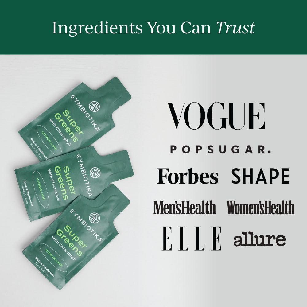 CYMBIOTIKA Super Greens with Chlorophyll & Spirulina for Energy