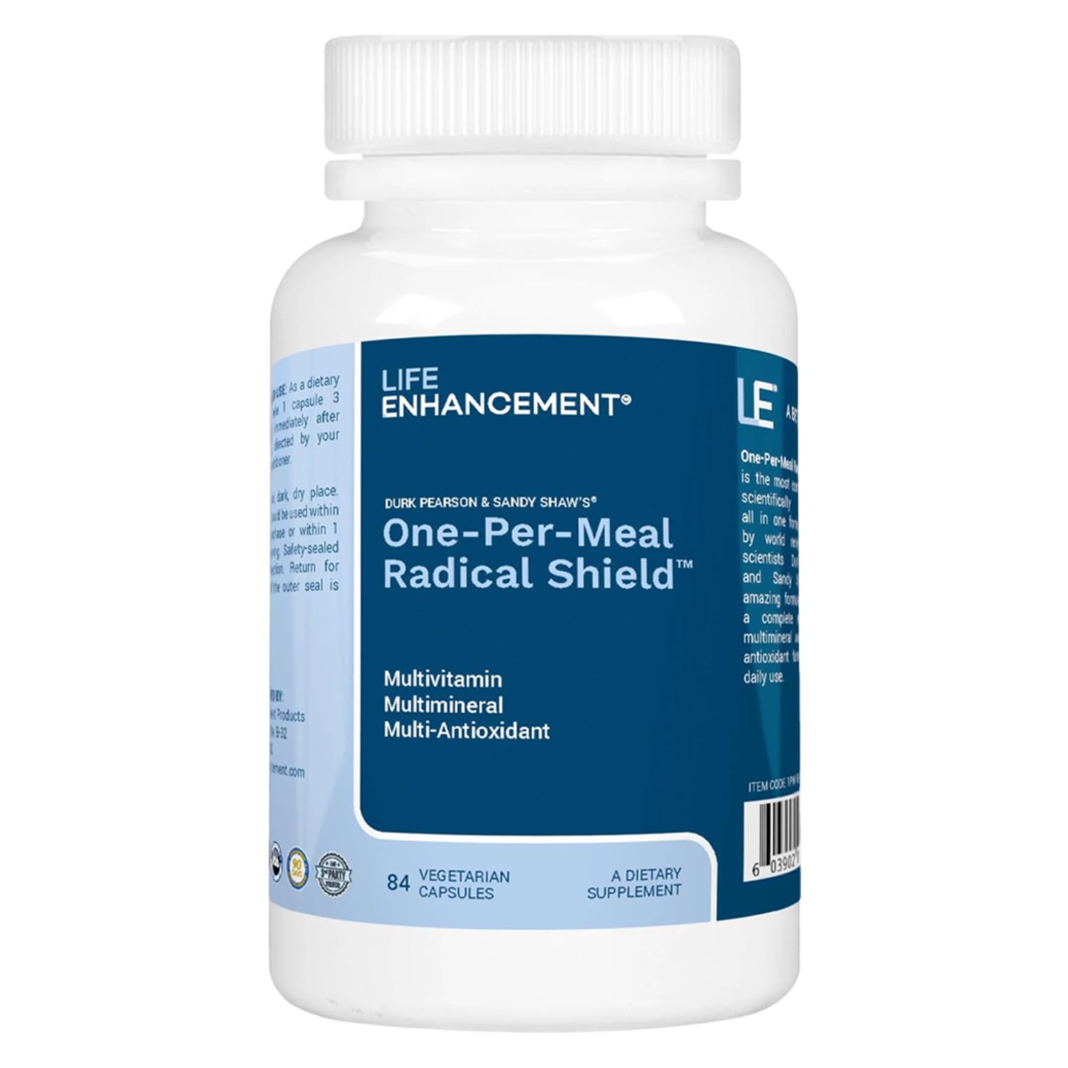 Life Enhancement One-Per-Meal Radical Shield - Multi-Antioxidant, Multivitamin and Multimineral Supplement - 84 Servings Life Enhancement buy supplements Au