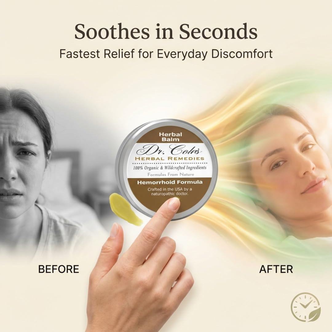Dr. Cole’s Hemorrhoid Treatment – Organic Herbal Ointment for External Hemorrhoid Soothing & Comfort – Plant-Based, Gentle, No Petroleum or Harsh Chemicals – 2 oz Dr. Cole's Herbal RemediesBuy Supplements Australia
