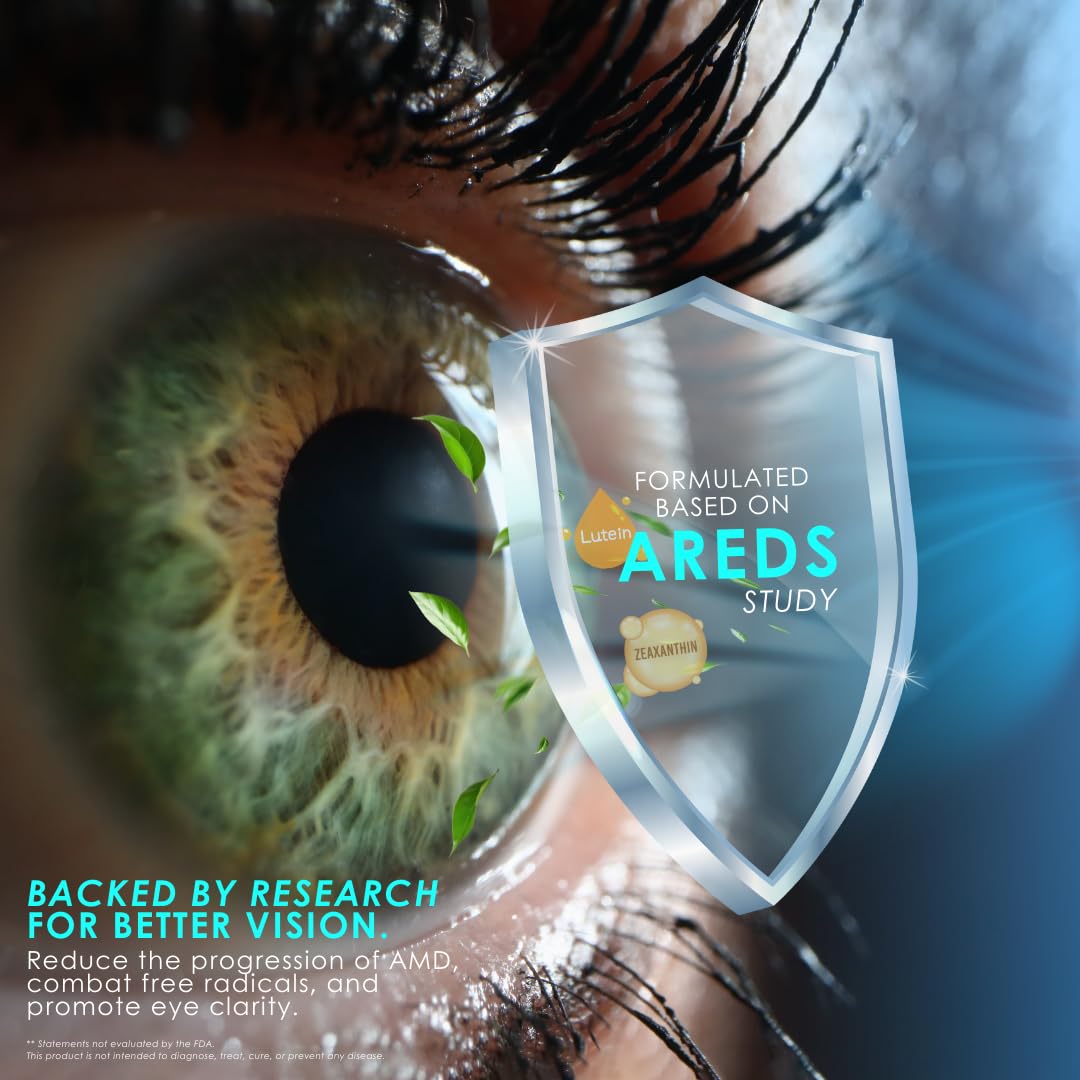 Clearsight AREDS Advanced+ Eye Health Vitamins | Lutein, Zeaxanthin, Vitamin E, Vitamin C | Blue Light & Vision Support | Eye Vitamins for Macular Health Clearsight buy supplements Au