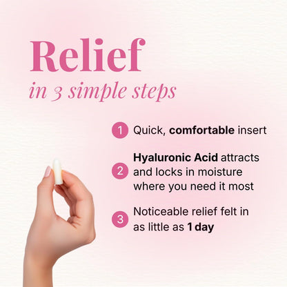 VLUSH Vaginal Moisturizer: Hormone-Free Hyaluronic Acid Suppositories for Dryness & Intimate Comfort – Clean Support for Menopause & Perimenopause (10pk) VLUSH buy supplements Au