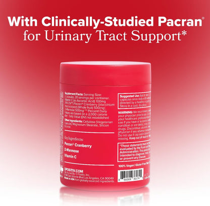URO Urinary Tract Health Supplement with Pacran Cranberry – 30-Day Supply