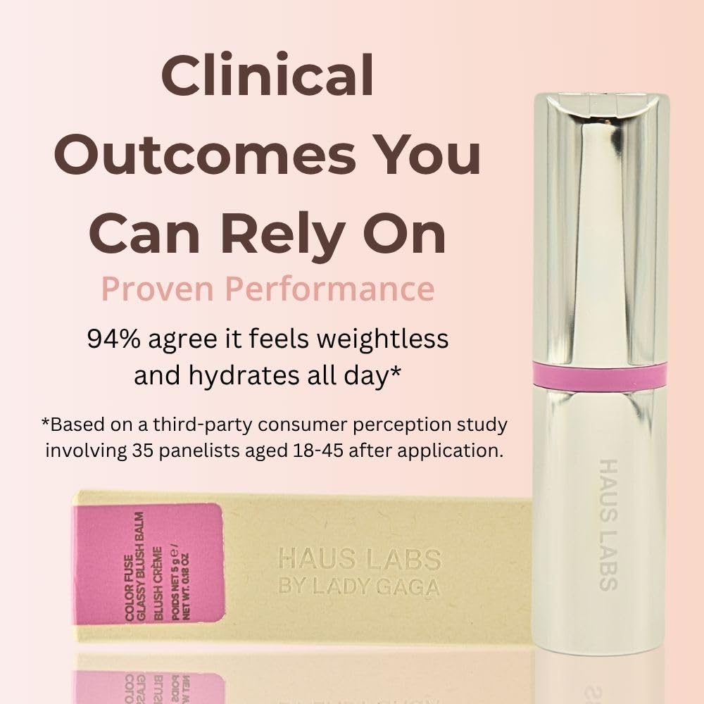 Haus Labs Color Fuse Longwear Hydrating Glassy Lip + Cheek Blush Balm Stick - Glassy Lilac Haus LaboratoriesBuy Supplements Australia