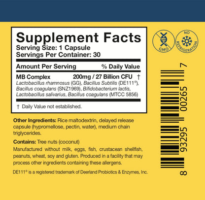Researched Nutritionals Multi-Biome - Dual-Action Probiotics for Women & Men - Spore + Live Strain Formula with Delayed-Release Capsules for Gut Health, Histamine & Immune Support (30 ct) Researched Nutritionals buy supplements Au
