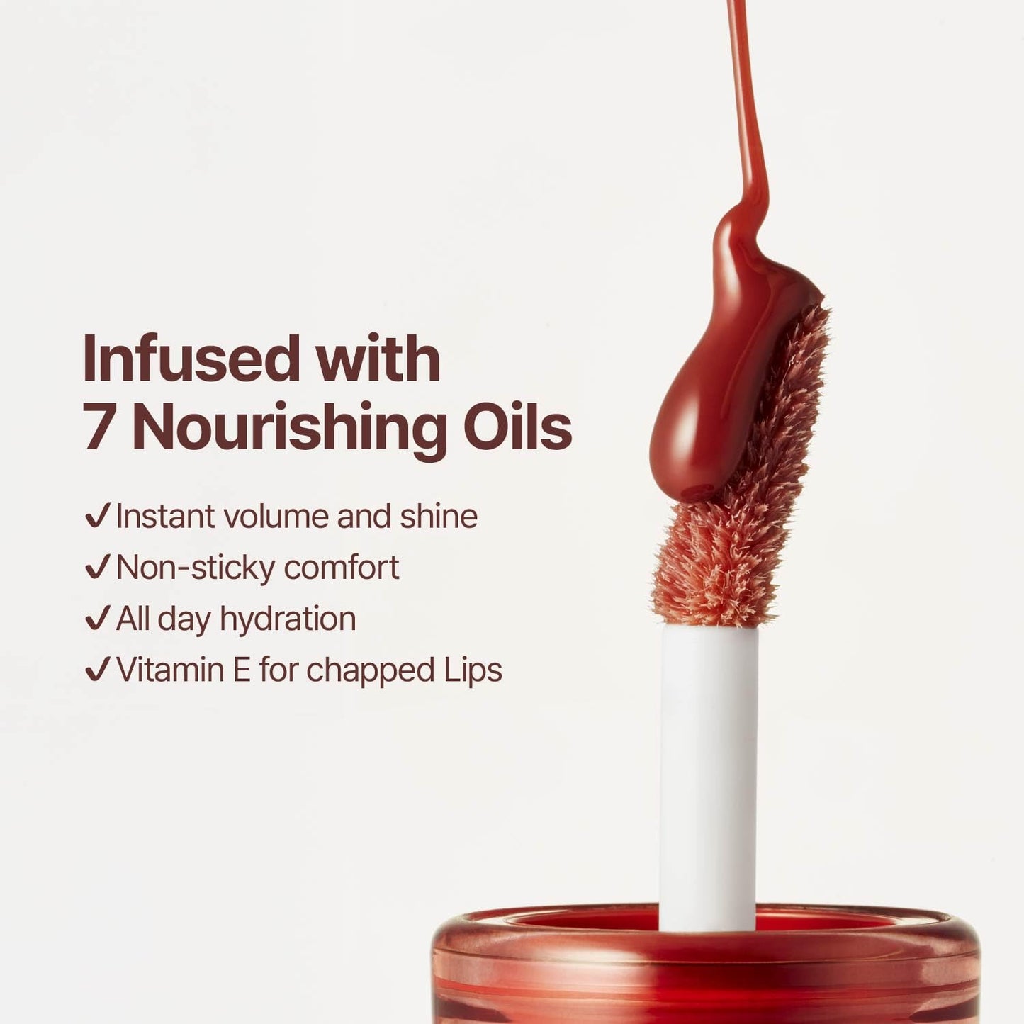 fwee 3D Voluming Gloss 70% (Rich) | Lychee 70% | High Shine, Non-Sticky Lip Gloss for Makeup | Long-Lasting, Moisturizing Gel Formula | 30%, 70% Pigment Options | 5.3g fweeBuy Supplements Australia
