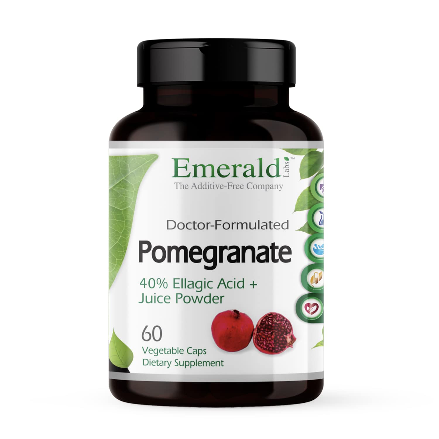 EMERALD LABS Cholesterol Health (90 Caps) & Pomegranate Extract (60 Caps) - Supports Heart Health & Immune Function - Gluten Free & Vegan EMERALD LABS buy supplements Au