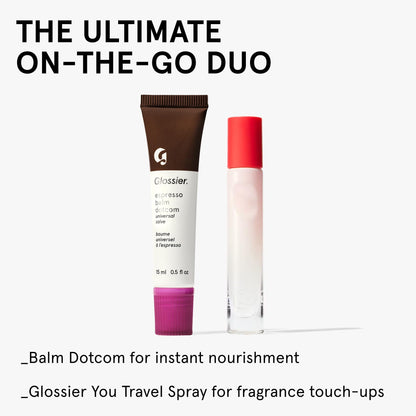 Glossier Balm Dotcom Hydrating Tinted Lip Balm - Universal Salve, Up to 12Hr Moisture for Dry Lips, Cuticles & Skin - Lanolin, Beeswax & Castor Oil - Espresso, Mocha Tint, 15ml GlossierBuy Supplements Australia