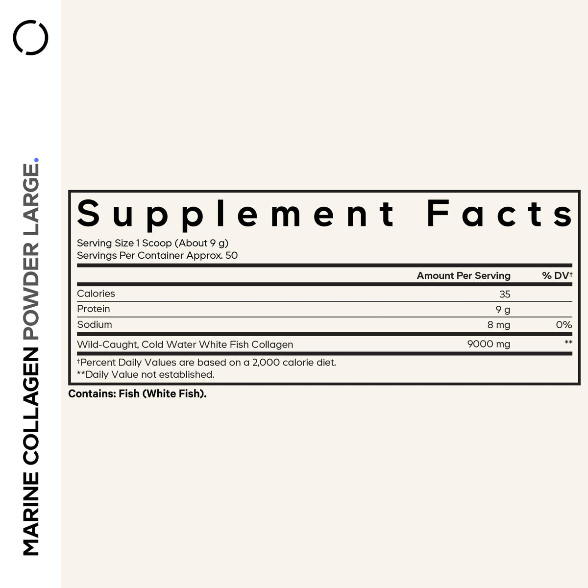 Codeage Marine Collagen Powder - Wild-Caught Hydrolyzed Fish Collagen Peptides - Type 1 & 3 Collagen Protein Supplement - Amino Acids for Skin, Hair, Nails - Paleo Friendly, Non-GMO, 15.87 Ounces CodeageBuy Supplements Australia