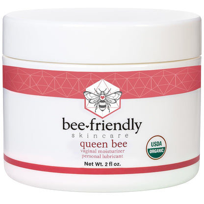 BeeFriendly Organic Vaginal Moisturizer, USDA Certified, Natural Vulva Cream For Dryness, Itching, Irritation, Redness, Chafing Of Vagina Due To Menopause & Thinning 2 oz BeeFriendly buy supplements Au
