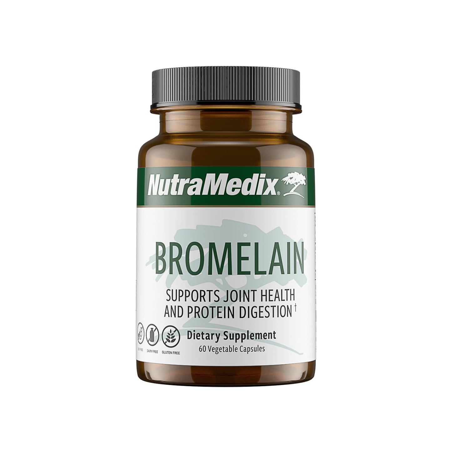 NutraMedix Bromelain Supplements - Proteolytic Enzymes from Pineapple Stems + Bromelain 1,000mg - Designed to Offer Digestion, Exercise and Joint Support - Gluten, Soy and Dairy-Free (60 Capsules) NutraMedix buy supplements Au