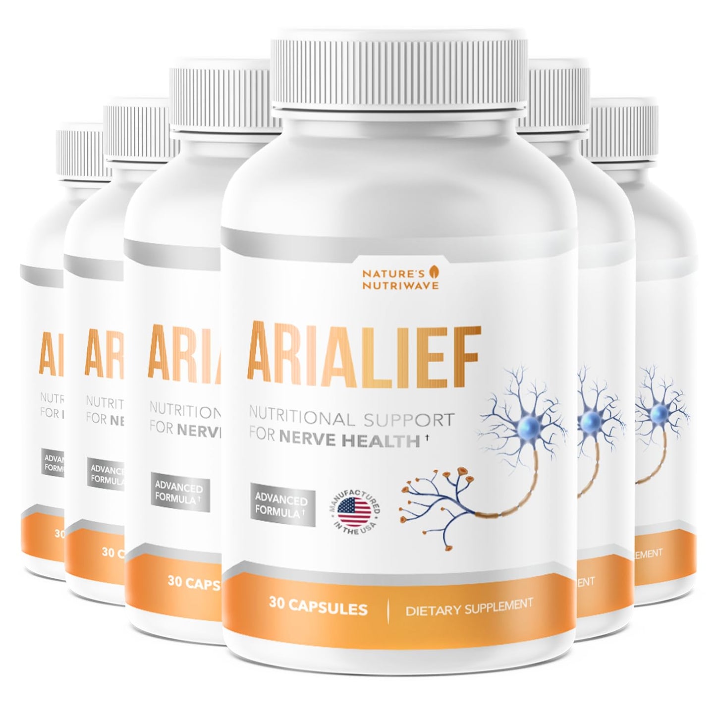Arialief – Botanical Capsules, USA Made – 30 Ct, 1 Month Supply | Botanical capsule formula | Non-GMO, Made in USA | Easy-to-swallow daily capsule