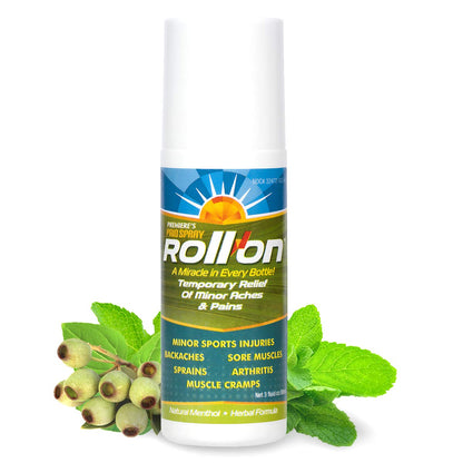 Premiere's Pain Spray All-Natural Menthol & Peppermint Roller Herbal Blend for Joint and Nerve Pain, Muscle Soreness, Sprains, Cramps, Sports Injuries, Back Pain & Neck Shoulder Aches - 1 Pack Premiere's Pain SprayBuy Supplements Australia