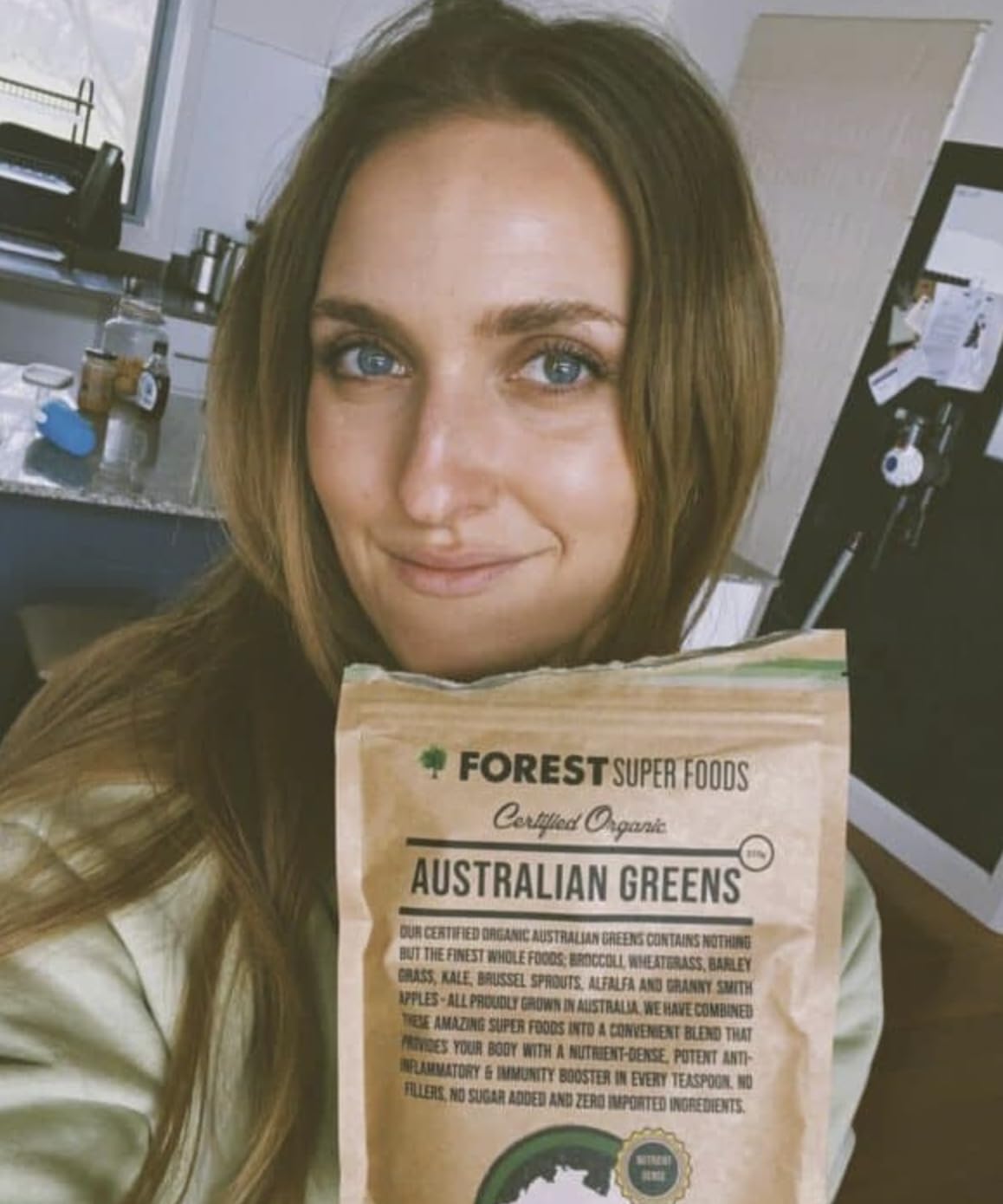 Certified Organic Australian Greens Whole Food Blend | 7 Incredible Whole Foods | No fillers or additives Forest Super Foods buy supplements Au