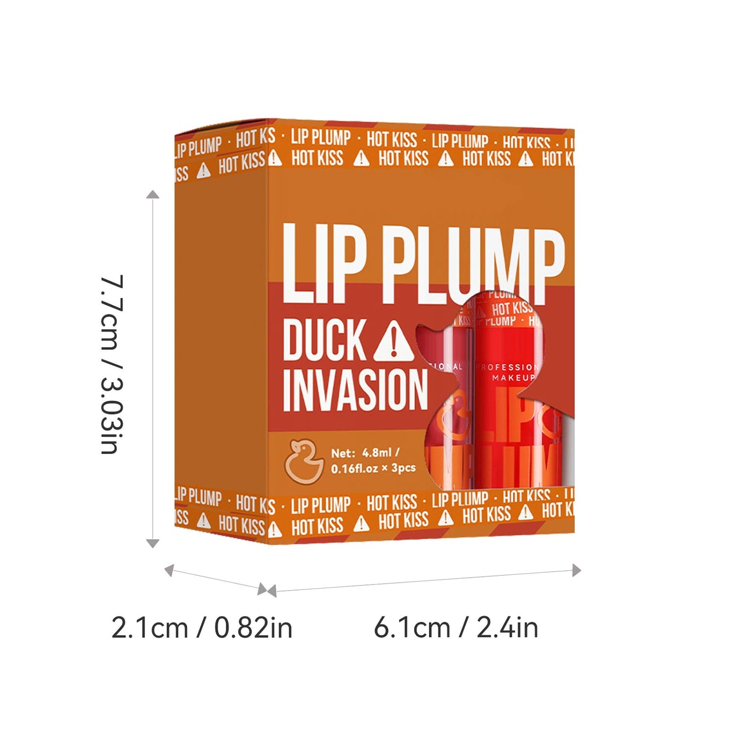 GHFCZOO 3 Colors Duck Lip Plumper Gloss, Hydrating Glitter Shine Primer Lip Tint, Non-Sticky Korean Plumping Lip Oil, Moisturizing Tinted Lip Balm for Sexy, Glossy Lips (Set A, 3pcs/set) GHFCZOOBuy Supplements Australia