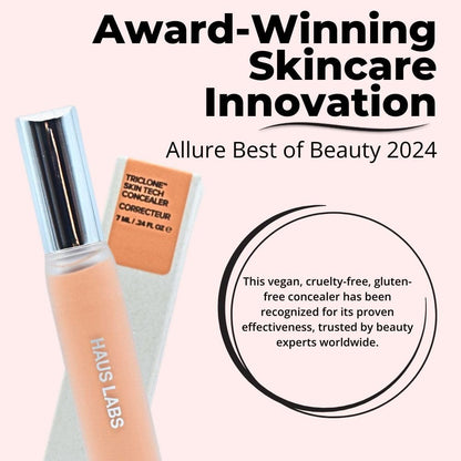 HAUS LABS BY LADY GAGA Triclone Skin Tech Hydrating + De-puffing Concealer with Fermented Arnica 22 Light Medium Peach Haus LaboratoriesBuy Supplements Australia