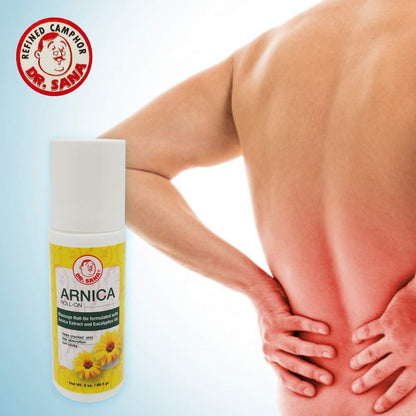 Dr Sana Arnica Roll-On. Topical Analgesic and Moisturizer. Soothes Dry and Cracked Skin. 3 oz. Pack of 3 Dr. SanaBuy Supplements Australia