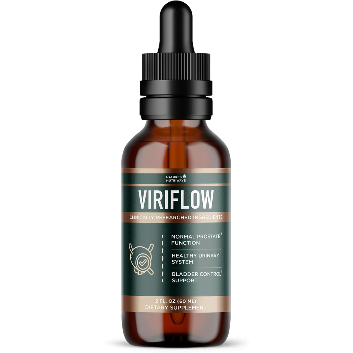 Nature’s NutriWave ViriFlow Liquid Supplement with Plant & Mineral Extracts – Natural Formula, Non-GMO, Made in USA, GMP-Certified – Easy-to-Use Liquid Drops, 60 mL, 2 Oz, 1 Month Supply Nature’s NutriWaveBuy Supplements Australia