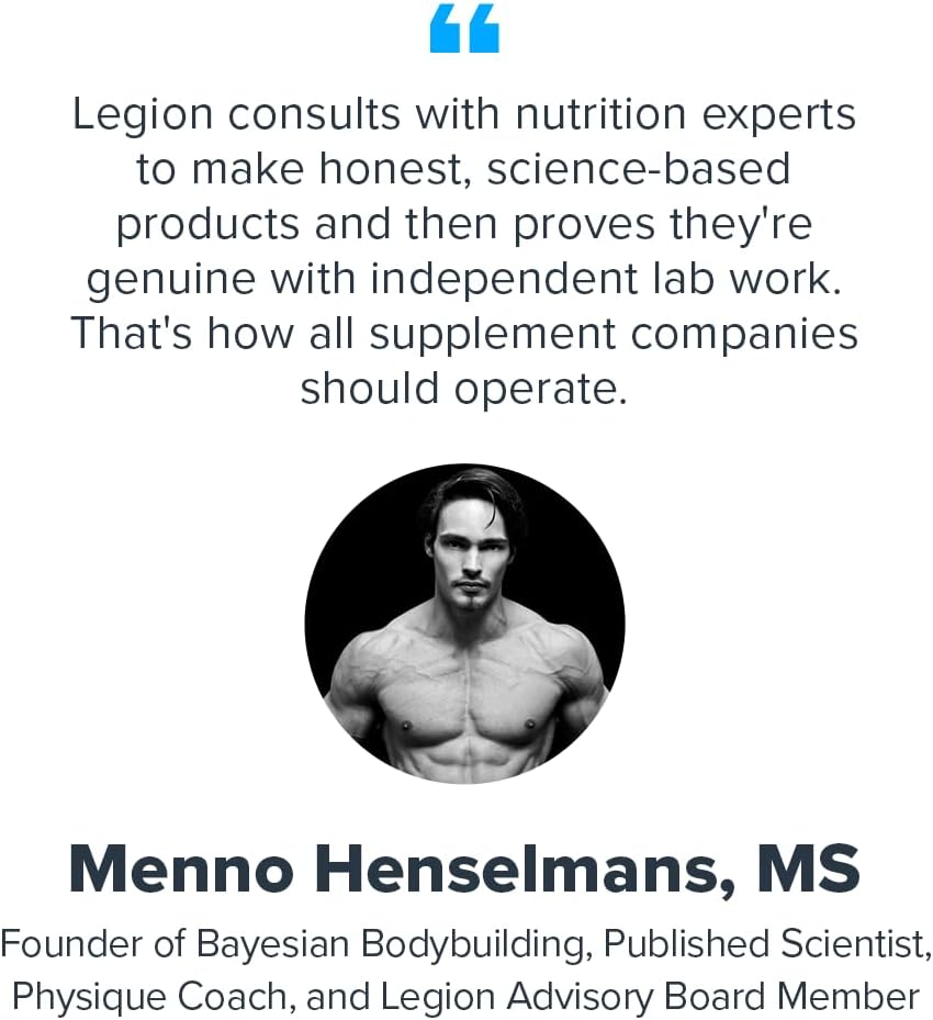 LEGION Immune- Immune Booster for Adults, Natural Immunity System Support w/Vitamin C (500mg), American Ginseng, Guduchi, and Garlic Supplement.