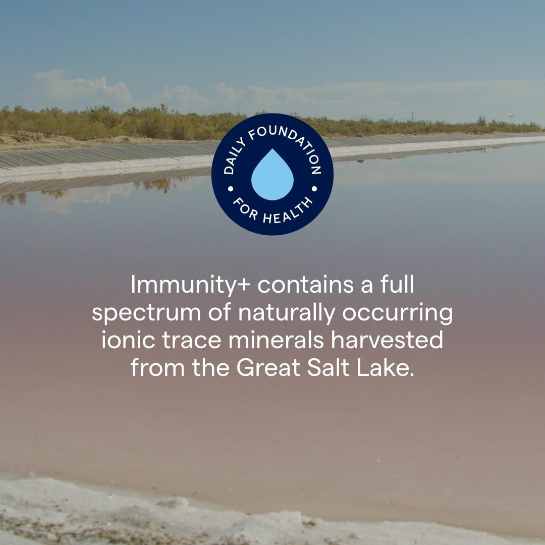 Trace Minerals Immunity+ - Liquid Supplement for Healthy Body & Immune Support - Elderberry Multivitamin - Formulated with Ionic Trace Minerals - Sugar-Free - Mixed Berry - 30 fl oz (30 Servings) Trace MineralsBuy Supplements Australia