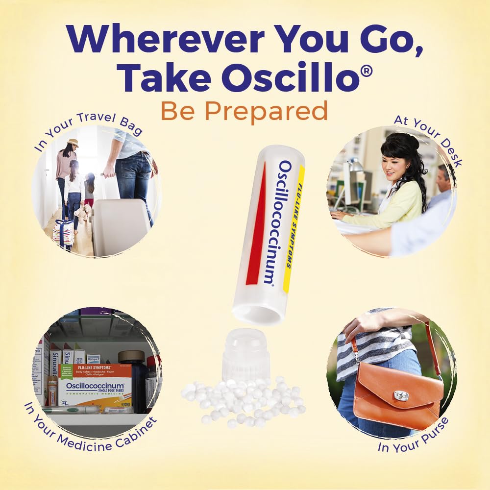 Boiron Oscillococcinum for Relief from Flu-Like Symptoms of Body Aches, Headache, Fever, Chills, and Fatigue - 30 Doses Boiron buy supplements Au