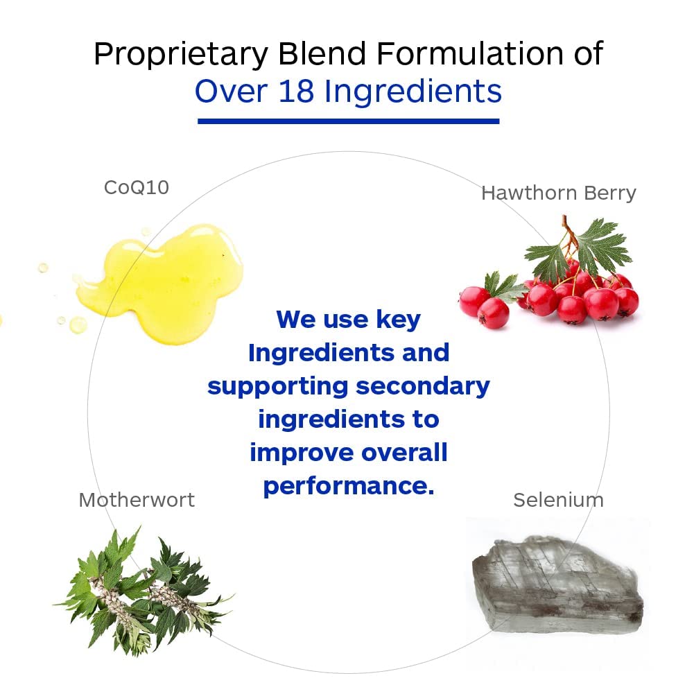 Professional Botanicals Cardio-CoQ CoQ10 - Vegan Formulated Coenzyme Q10 with Hawthorne Berry Valerian Root and Cayenne Pepper - 60 vegetarian capsules Professional Botanicals buy supplements Au