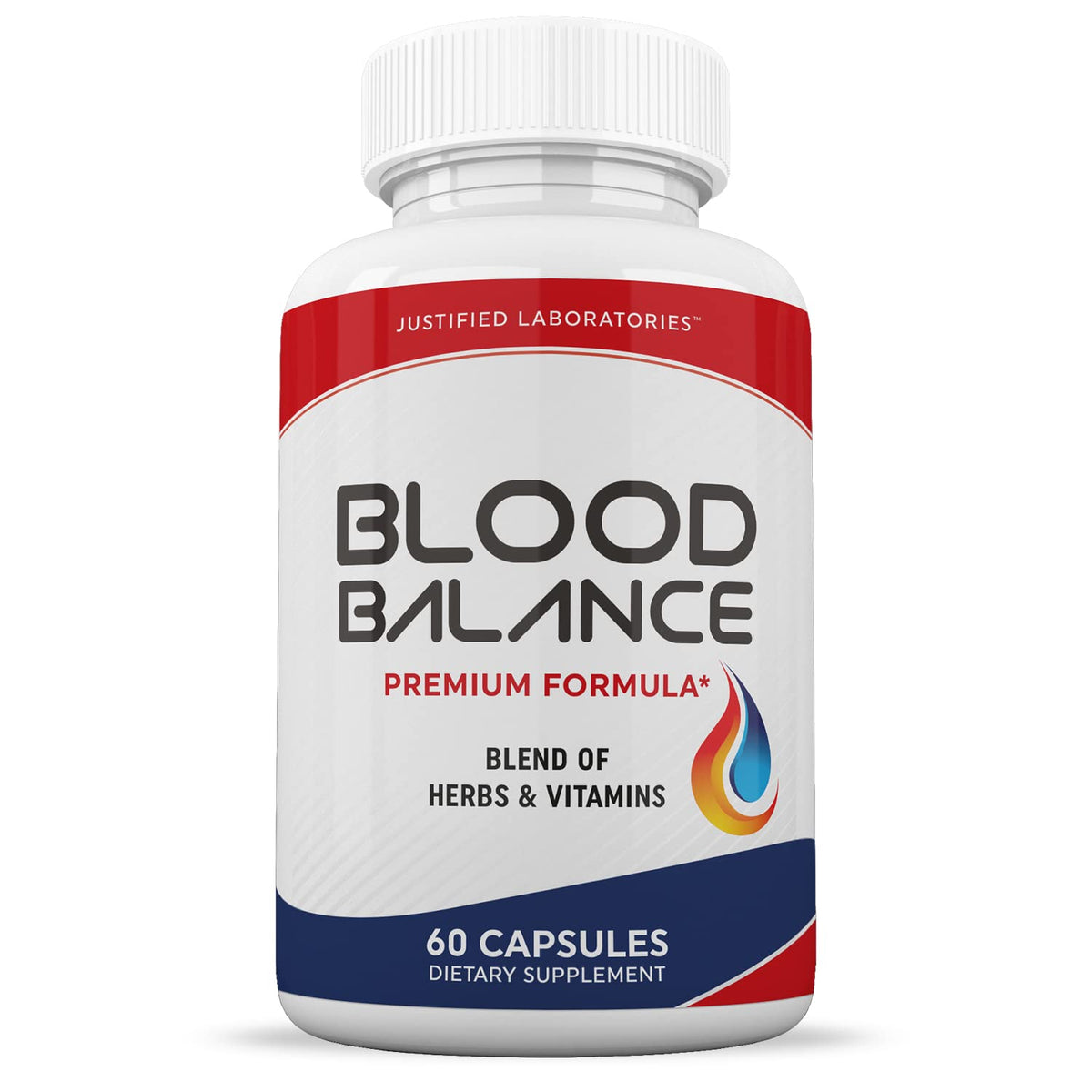 Justified Laboratories (2 Pack Blood Balance Advanced Formula 620MG Formula Supplement Pills 120 Capsules Justified LaboratoriesBuy Supplements Australia