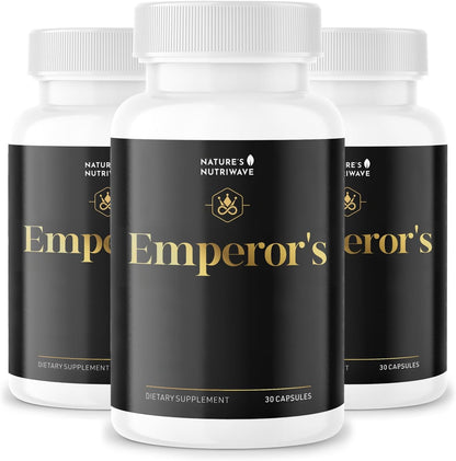 Emperor's Vigor Tonic – Herbal Formula – 60 Capsules, 3 Month Supply | Herbal capsule formula, plant-based blend | Non-GMO, No Stimulants, Made in USA | Easy-to-swallow daily capsule