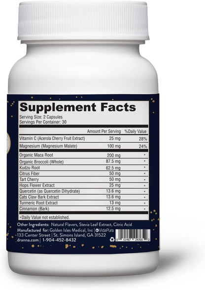 VIDAPURA Nite-Zzz Sleep Support by Dr. Anna Cabeca – Melatonin-Free Herbal Formula with Magnesium & L-Theanine – Supports Relaxation & Restful Sleep – 60 Capsules | Melatonin-Free Herbal Formula with Magnesium & L-Theanine – Supports Relaxation & Restful