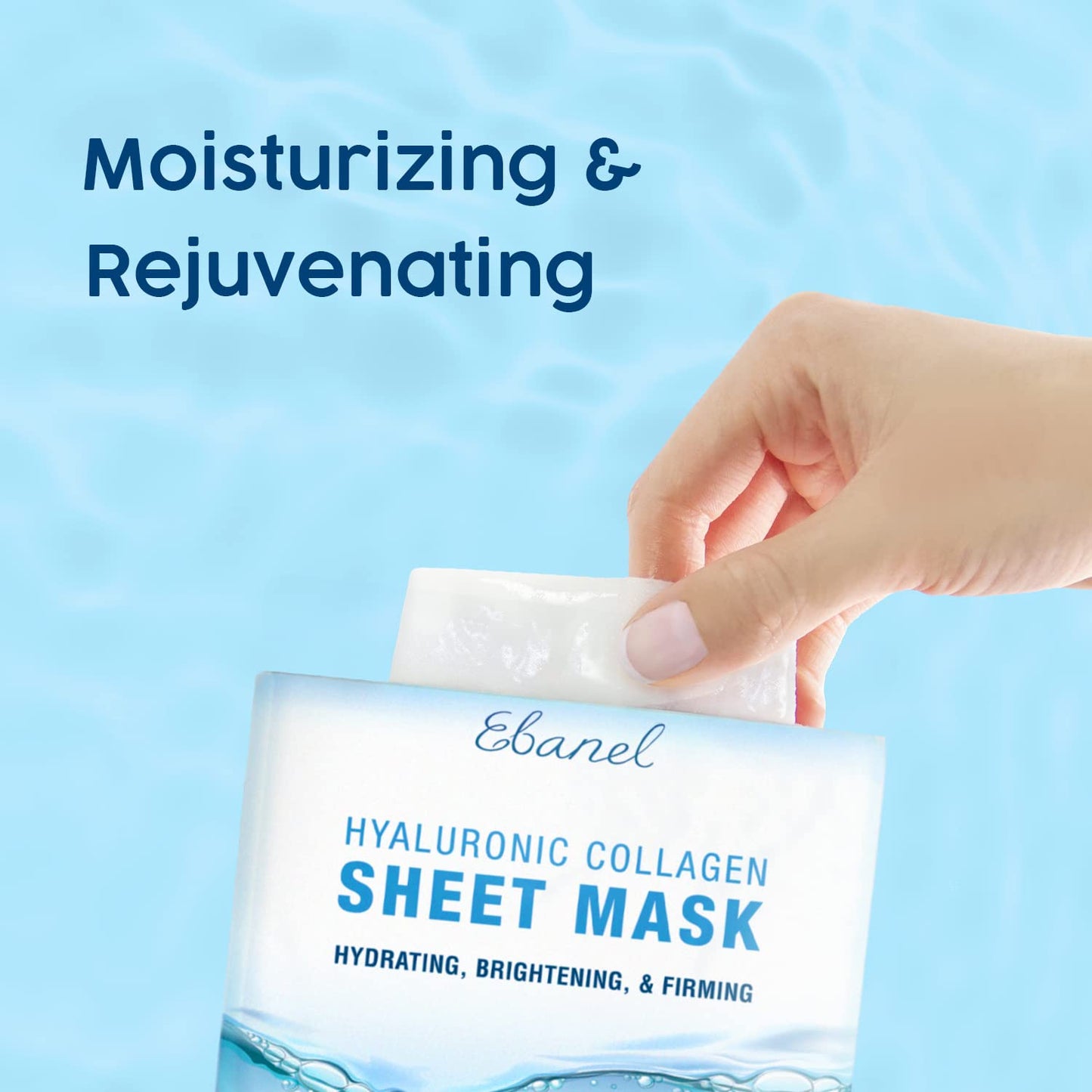 Ebanel Bundle of 30% AHA 2% BHA Chemical Peel and 10 Pack Collagen Face Mask