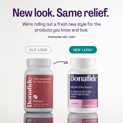 Bonafide Silvessa Hair & Skin Support Capsules – Hormone-Free, Drug-Free Daily Nourishment for Hair & Skin During Menopause – 30 Day Supply (30 Capsules) Bonafide buy supplements Au