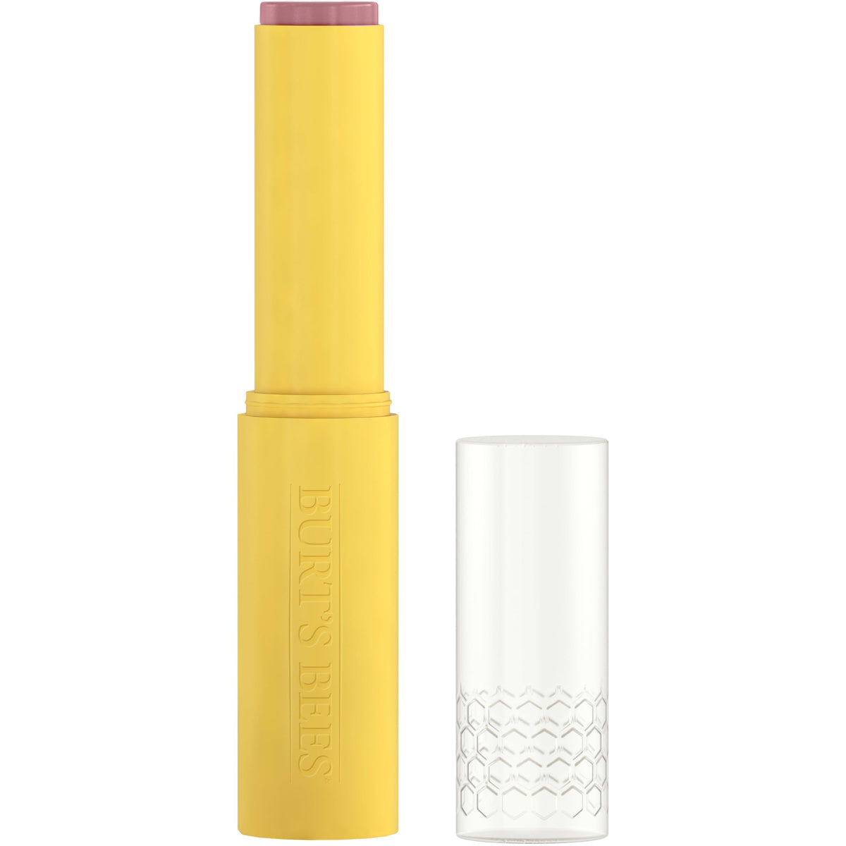 Burt’s Bees Tinted Boosted Balm, Misty Mauve, Hydrating Tinted Lip Balm with Vitamin C, E, and F Core, 24 Hour Lip Moisturizer