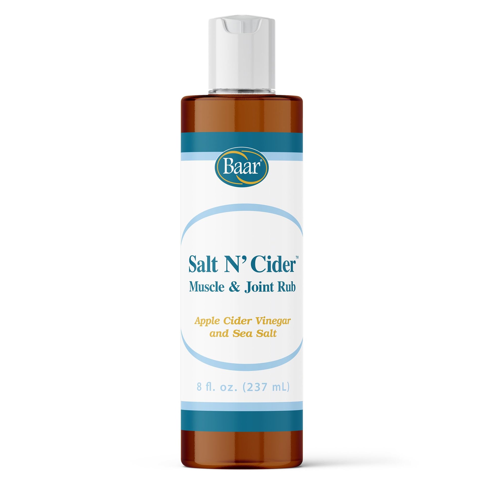 Baar Salt N' Cider Rub - Aids Bruised Ligaments & Tendons, Strains, Sprains & Bone Recovery, 8 fl. oz. BaarBuy Supplements Australia