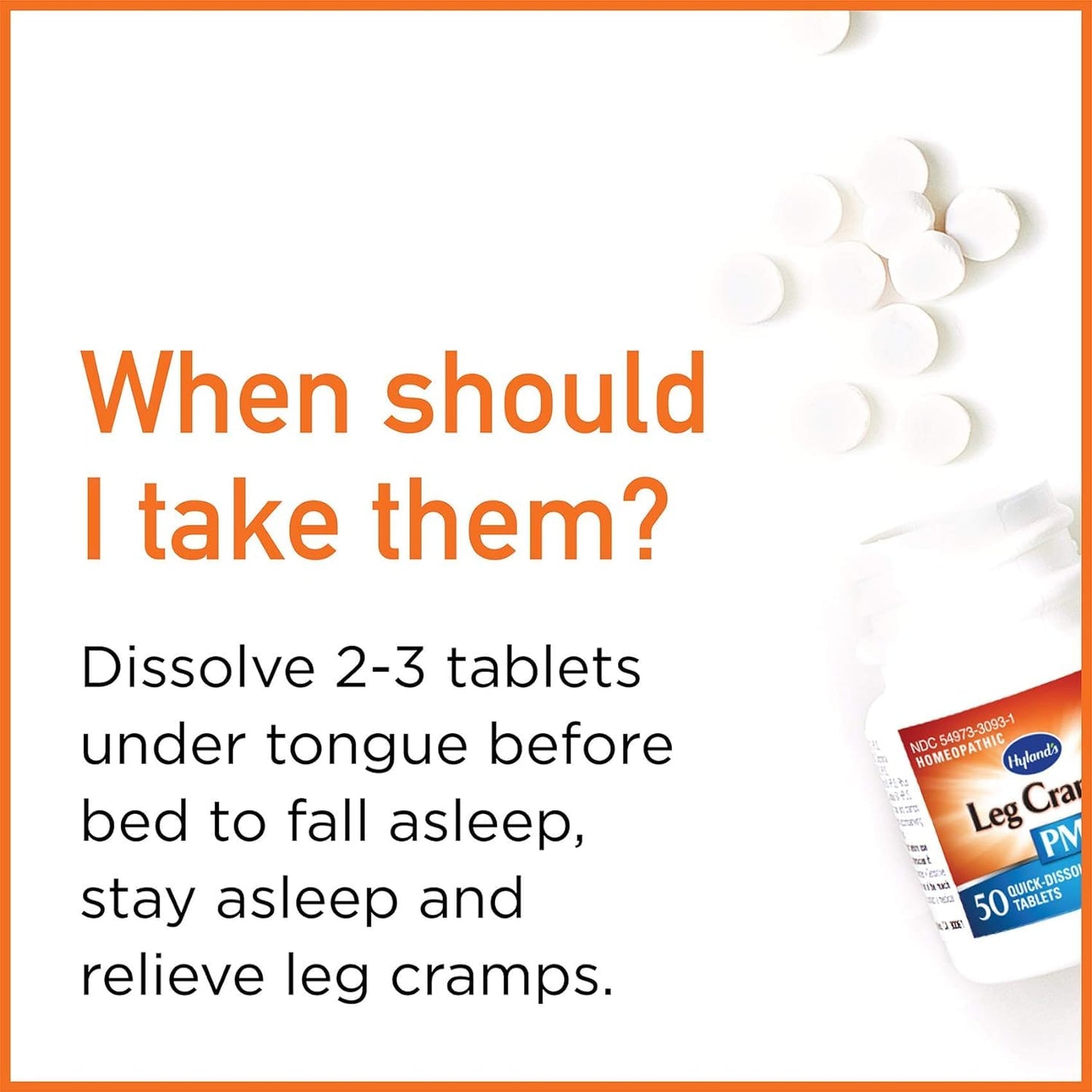 Hyland's Leg Cramps PM With Quinine Tablets 50 ea ( Pack of 6) Hyland'sBuy Supplements Australia