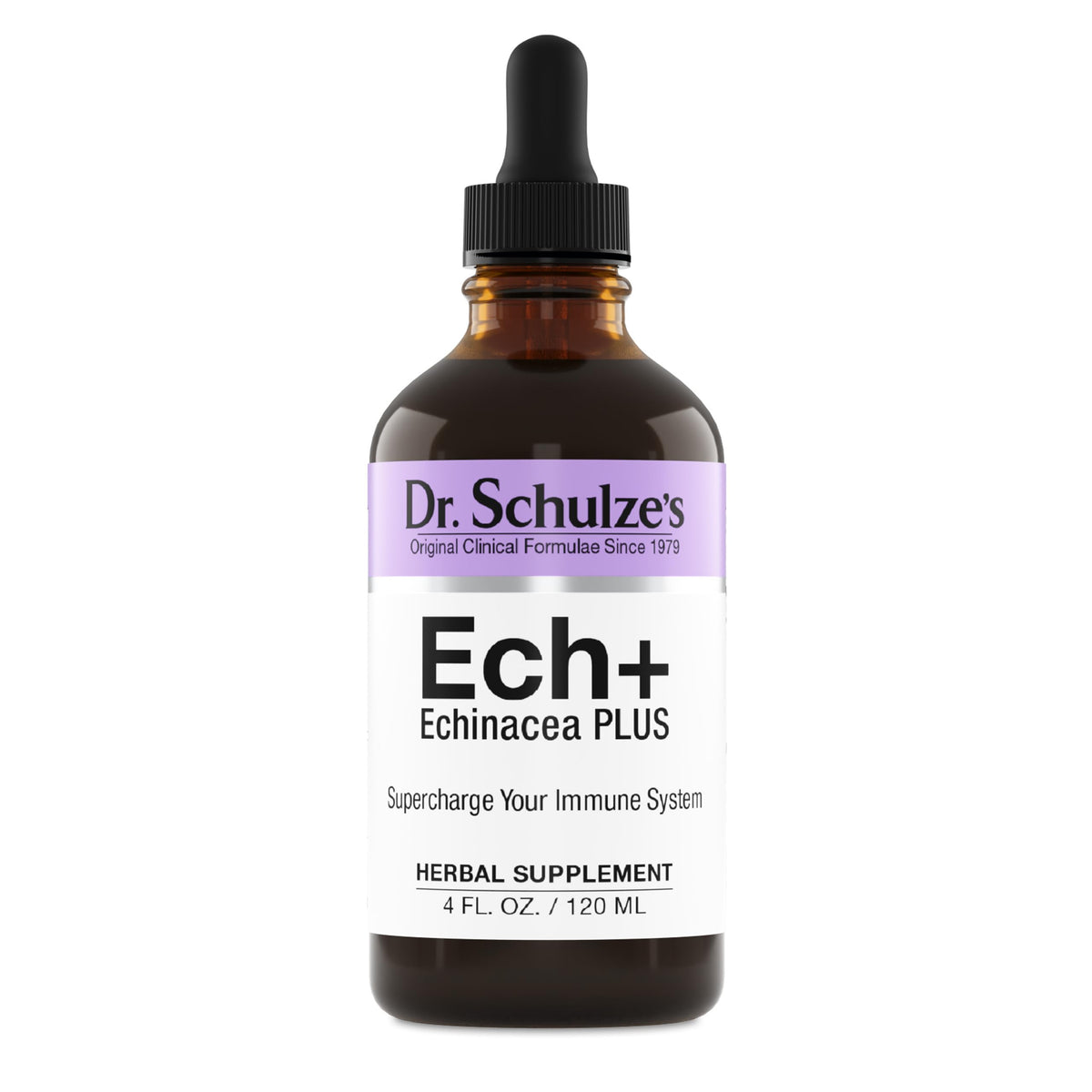 Dr. Schulze's Echinacea Plus | Echinacea Root and Seed | All Organic Extract | Gluten-Free & Non-GMO for Immune System Support | 4 oz Dr. Schulze'sBuy Supplements Australia