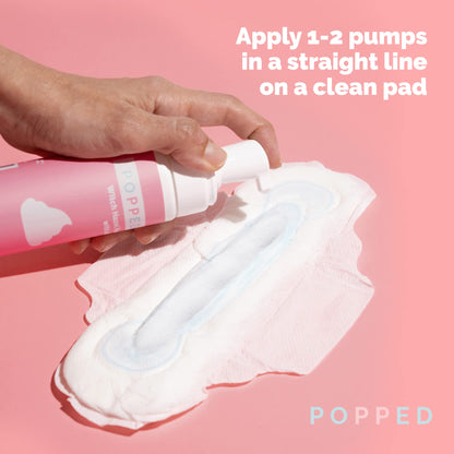 POPPED Witch Hazel Foam with Aloe (5 fl oz) | Perineal Healing Foam for Postpartum Care | Relieves Pain, Hemorrhoids, and Swelling After Birth | Postpartum Essential POPPEDBuy Supplements Australia