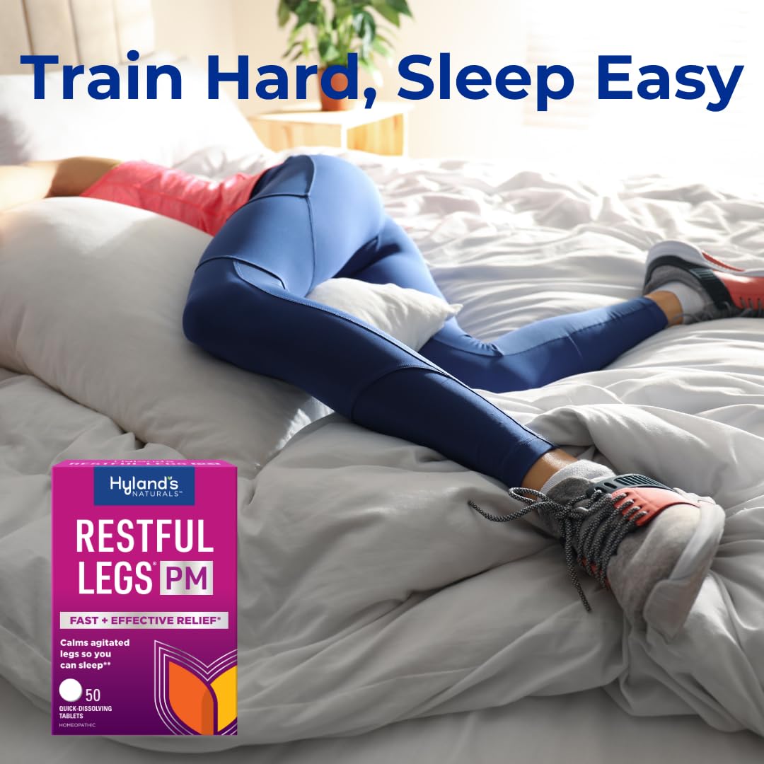 Hyland's Restful Legs PM, Nighttime Formula, Calms Agitated Legs so You Can Sleep, 50 Quick Dissolving Tablets Hyland's buy supplements Au