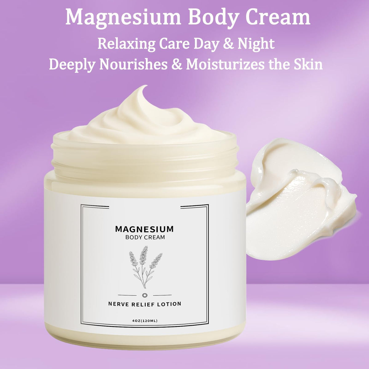 Neuropathy Cream | Nerve Relief Lotion for Feet, Legs & Hands | Magnesium Chloride with Aloe Vera Extract | Non-Greasy Formula for Day & Night Use | Thoughtful Gift for Mama, Dad, Men & Women (1) DFTLUUEBuy Supplements Australia