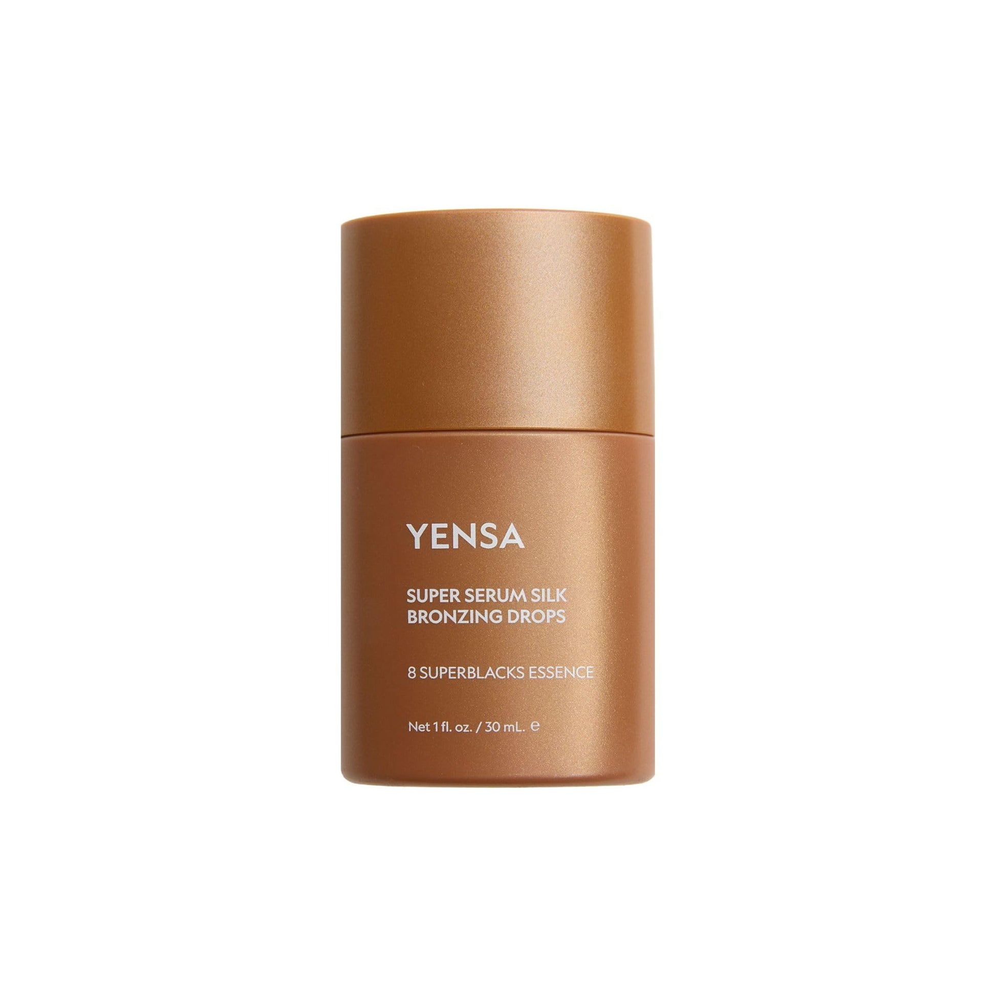 YENSA Super Serum Silk Bronzing Drops for Face - Liquid Bronzer Drops Enriched with Bakuchiol, Ferulic Acid & Super Oils - Hydrates & Nourishes with a Subtle Shimmer Finish - Universal Shade (1 Fl oz) YENSABuy Supplements Australia