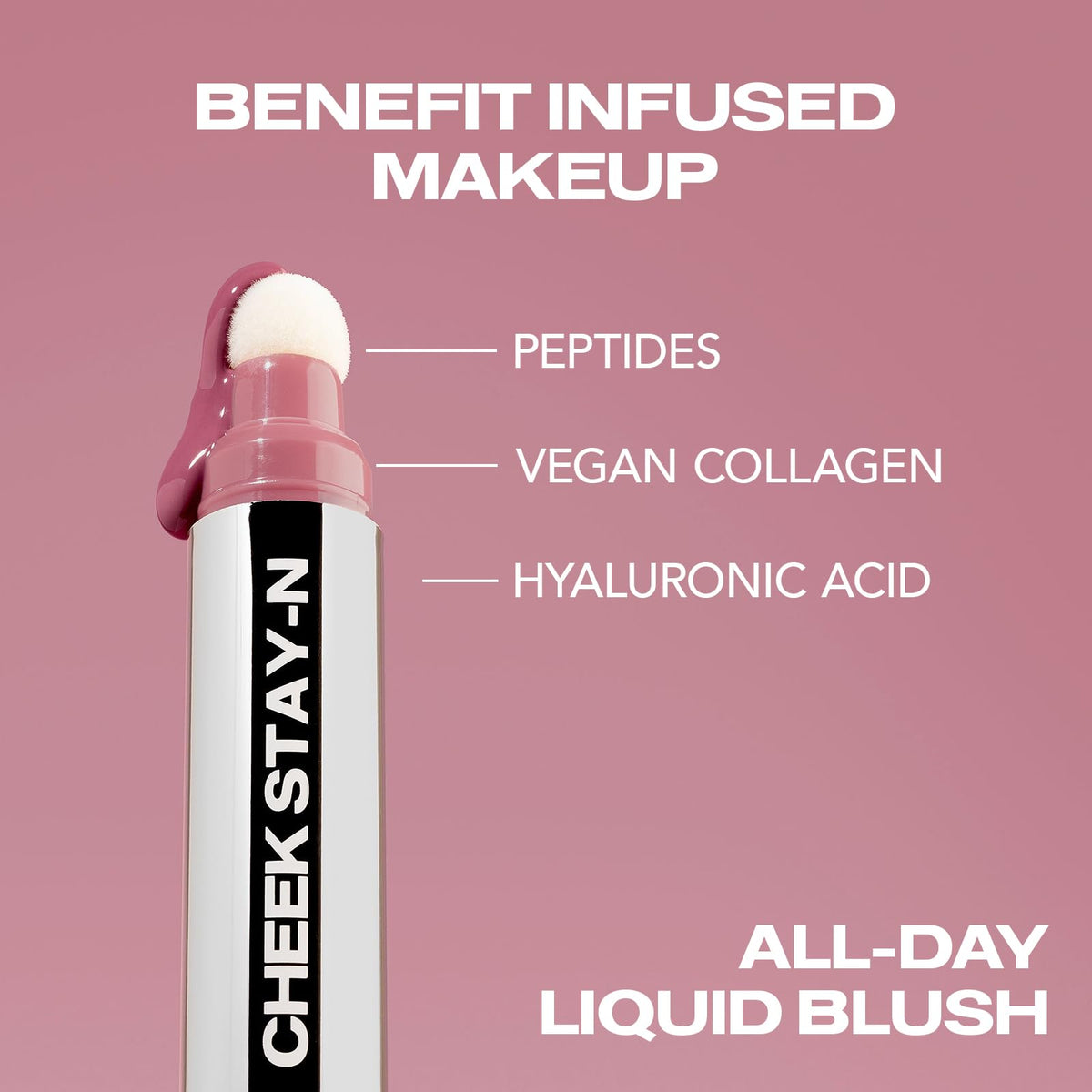 Sacheu Cheek STAY-N Liquid Blush for Cheeks — High Pigment, Buildable, Lightweight Cream Blush for Dewy & Radiant Flushed Cheeks — Long-lasting & Cruelty Free, I'm Guilty SacheuBuy Supplements Australia