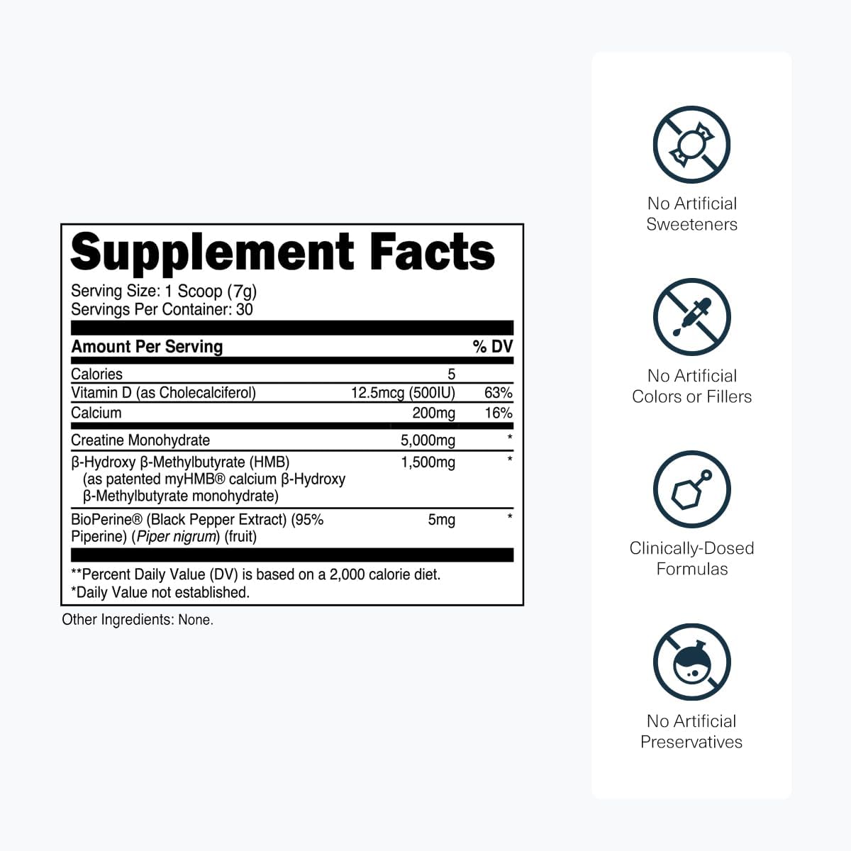 Transparent Labs Creatine HMB (30 Servings, Tropical Punch) & Creatine HMB (30 Servings, Unflavored)