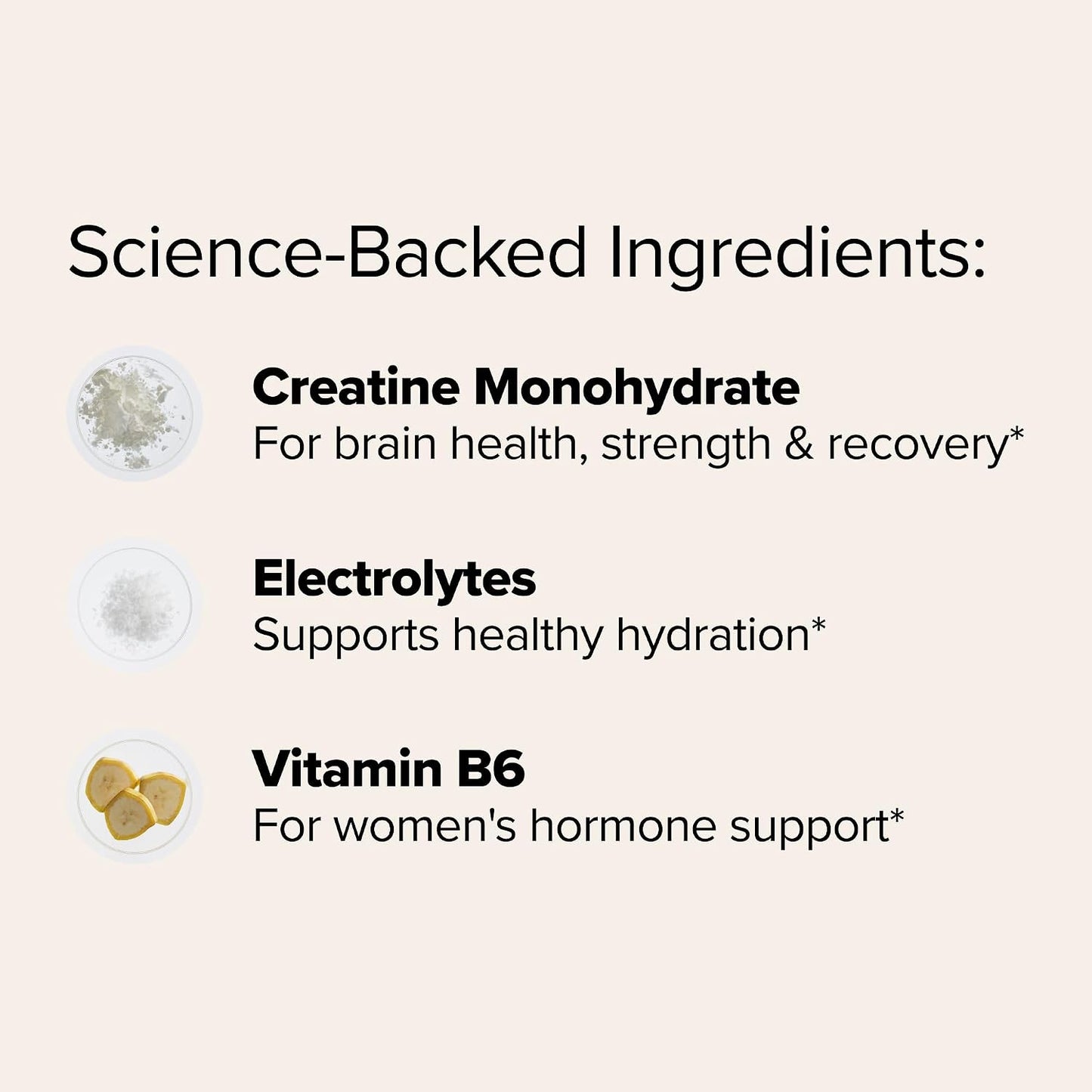 FLO Women's Creatine + Electrolytes for Strength & Tone – 30 Servings