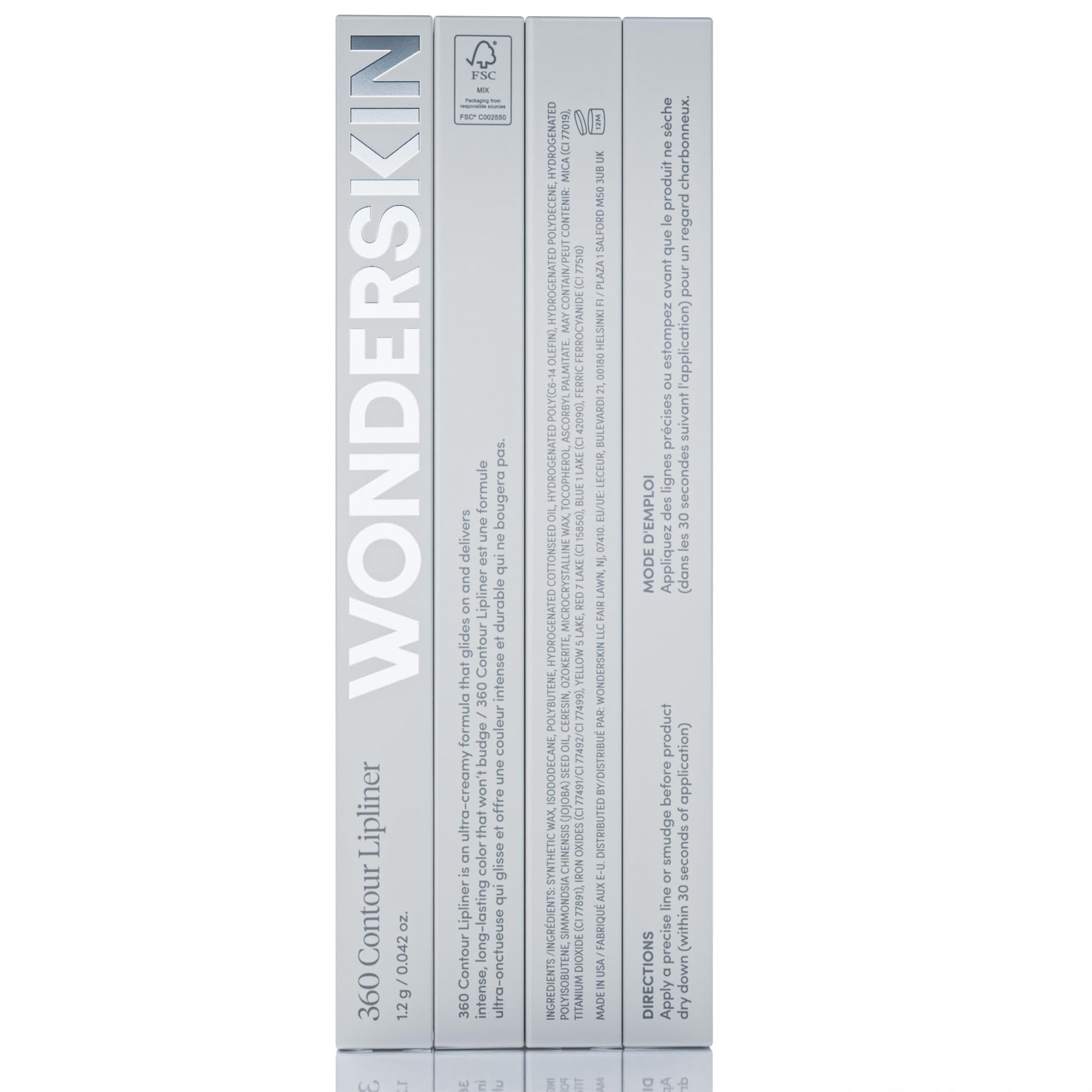 Wonderskin Lipliner Pencil - 360 Contour Lipliner, Long Lasting, Sharpenable, Waterproof and Transfer-Proof Nude Lip Liner Pencil (Rosewood) WonderskinBuy Supplements Australia