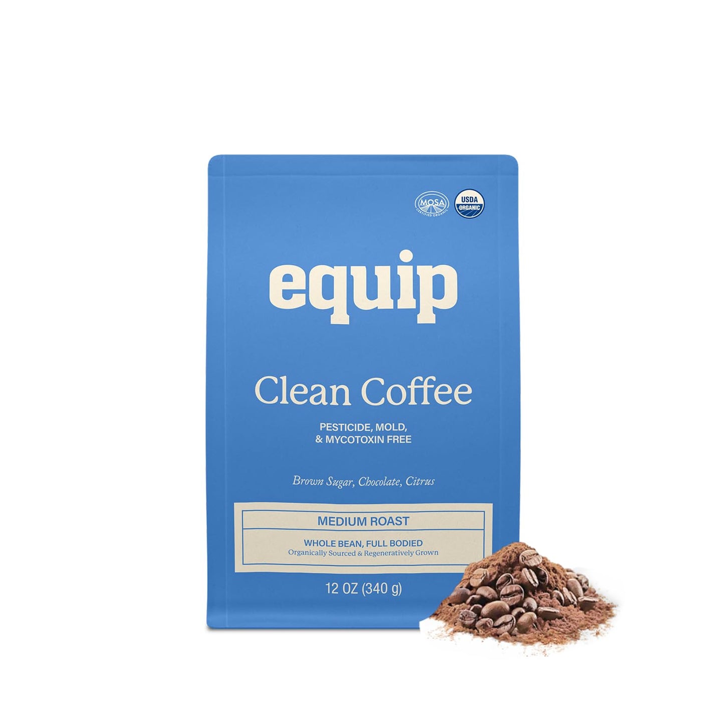 Equip Foods Clean Coffee & Grass Fed Core Colostrum Powder Unflavored